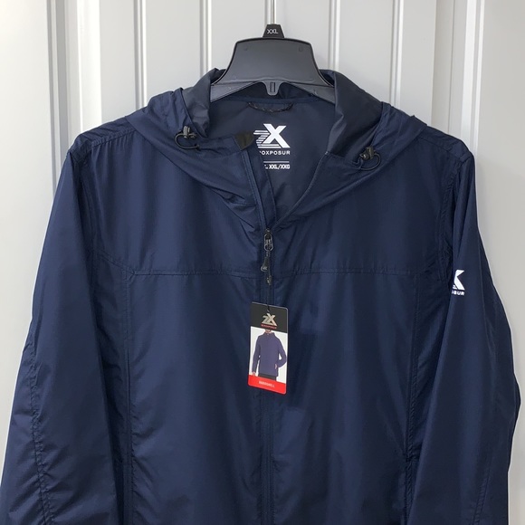 Zeroxposur Hardshell Navy Blue Jacket - Picture 3 of 13